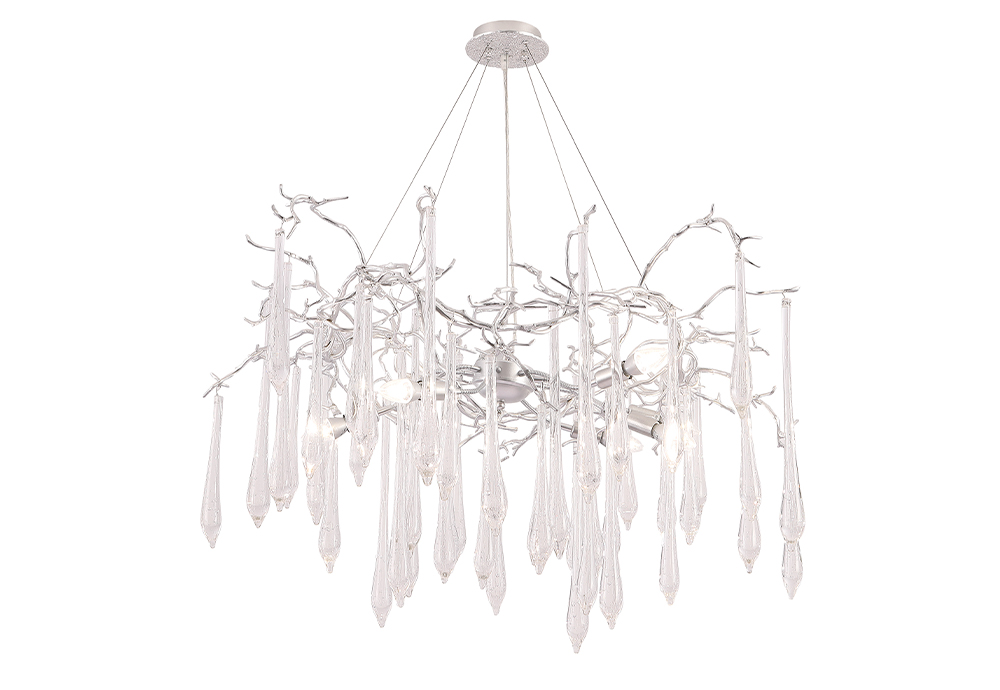 Люстра crystal lux reina sp8 d1000 silver patina