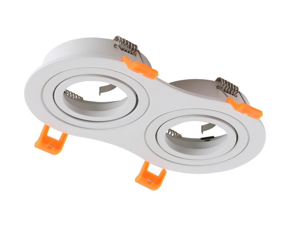 Светильник встраиваемый crystal lux clt 001c2 wh