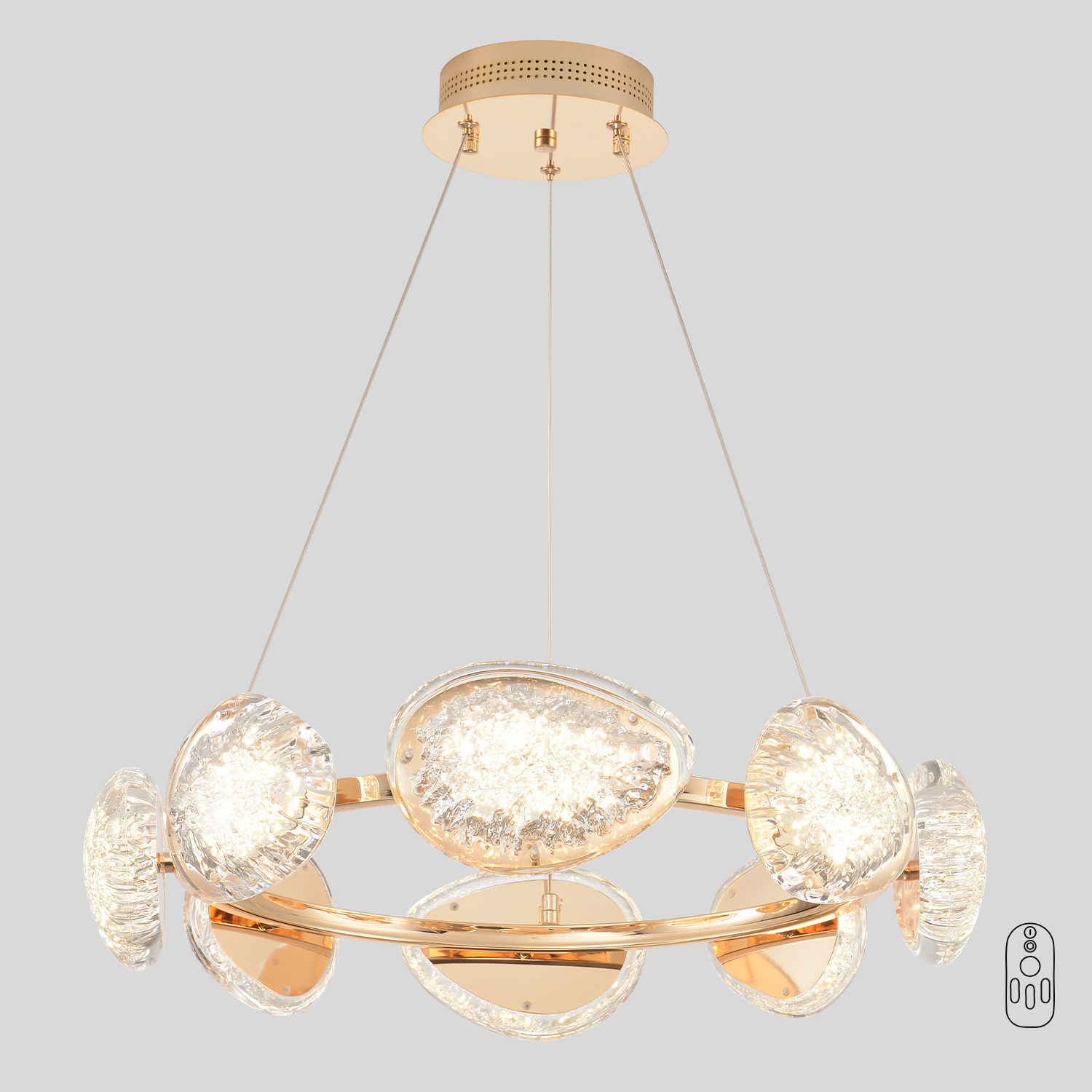 Люстра crystal lux felicidad sp64w led