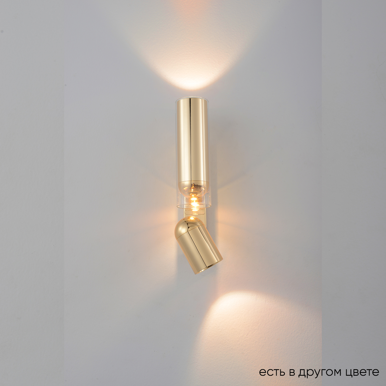 Бра crystal lux vento ap15w led gold