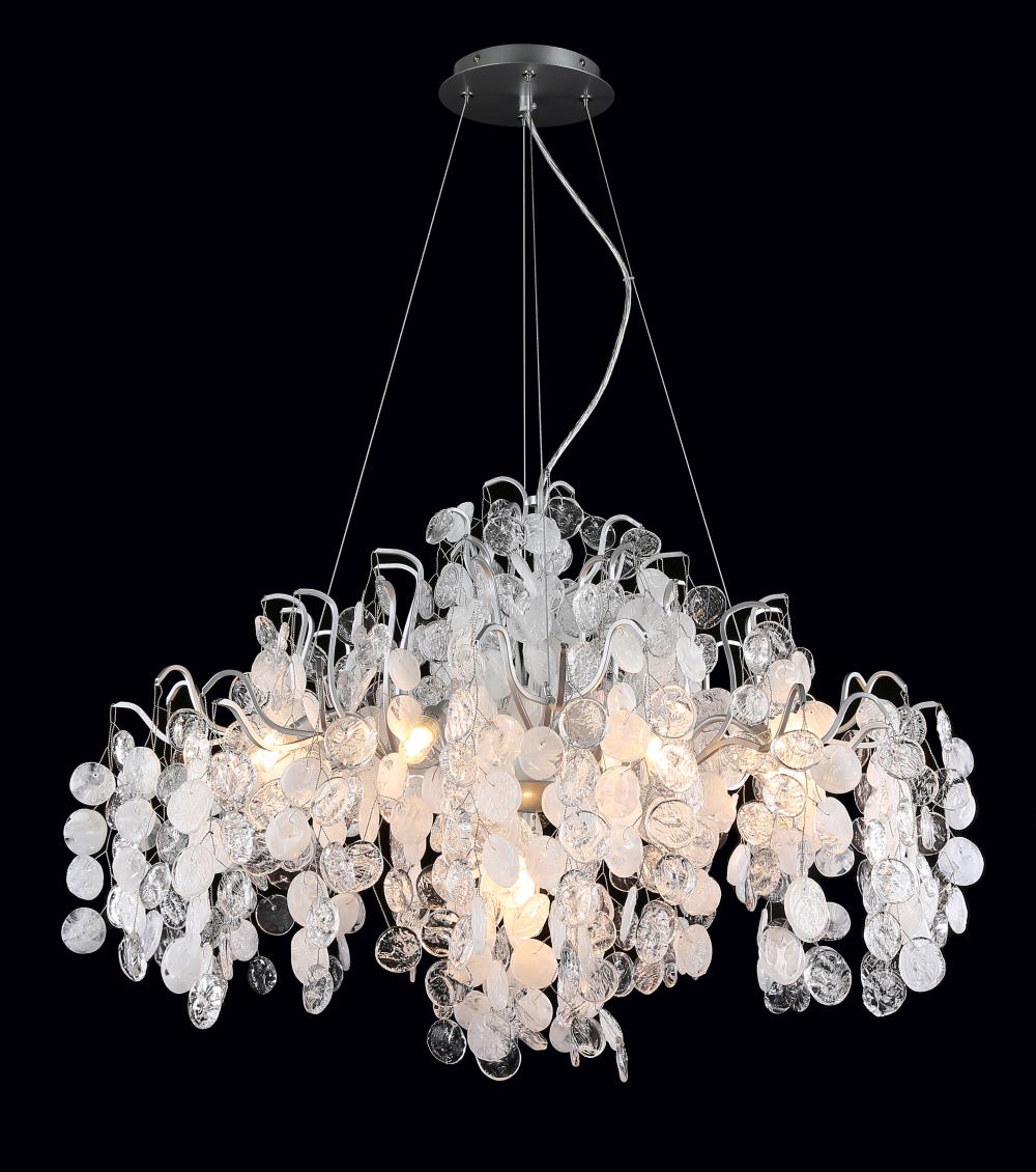 Люстра crystal lux tenerife sp9 silver