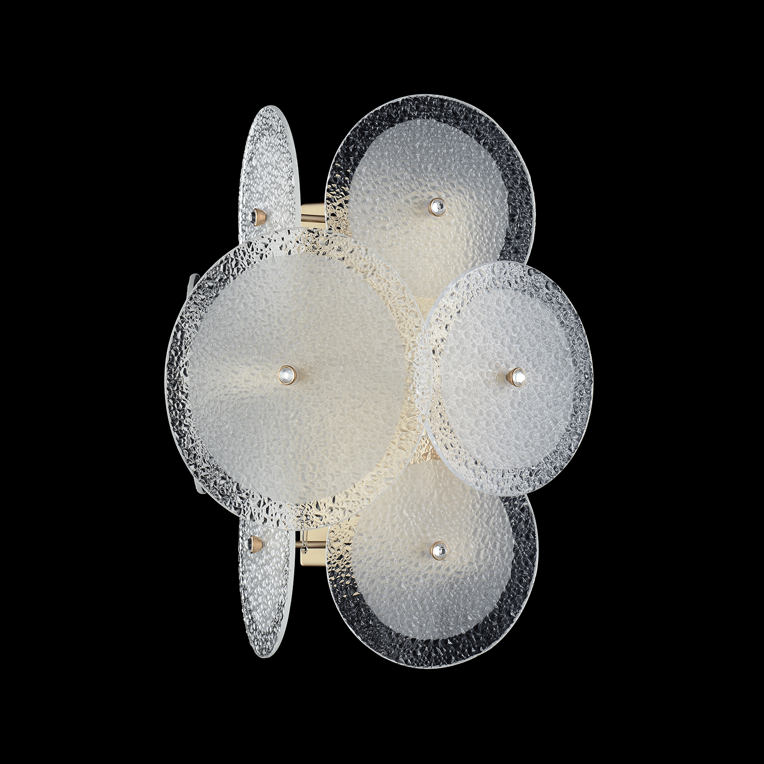 Бра crystal lux dandelion ap2 gold