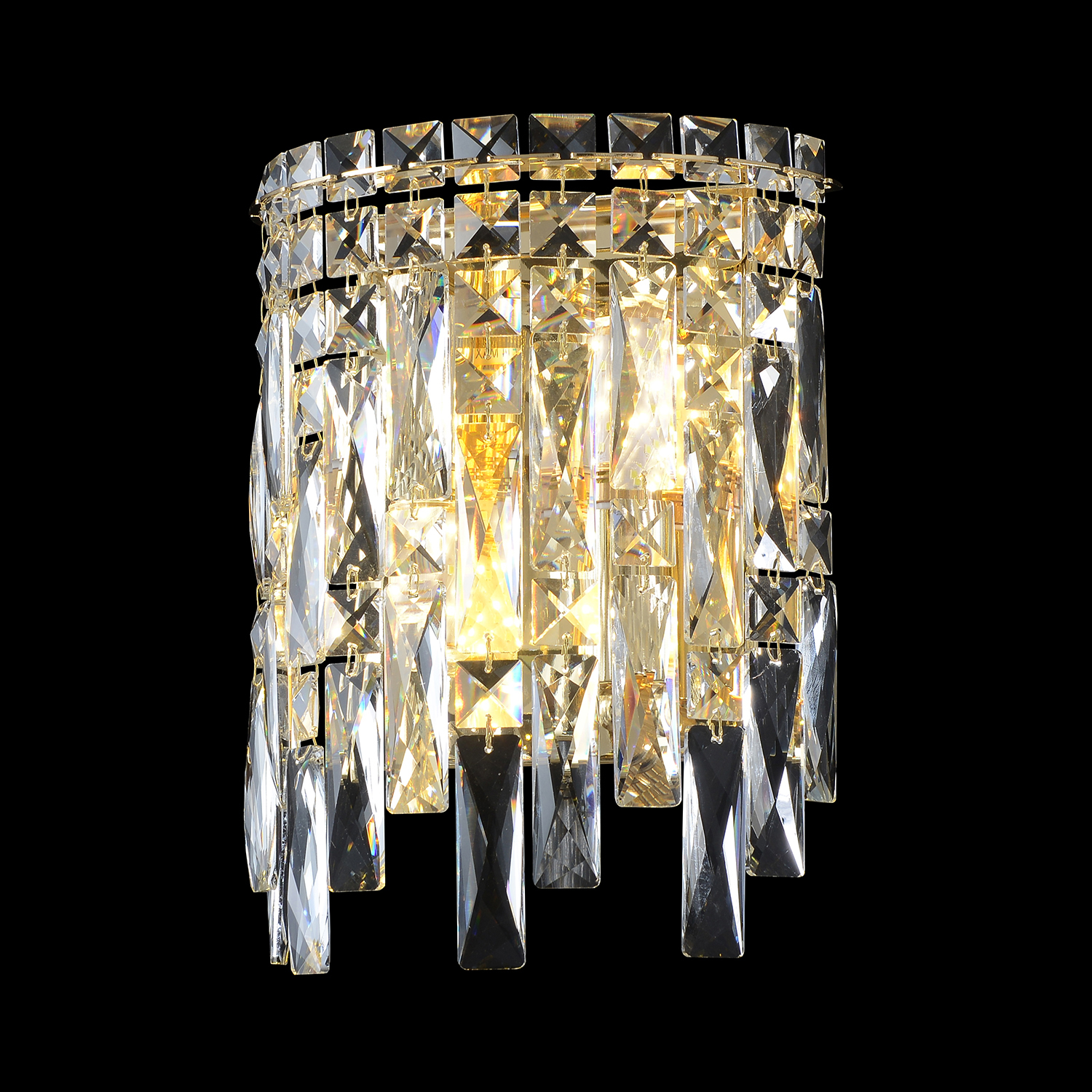 Бра crystal lux abril ap2 gold