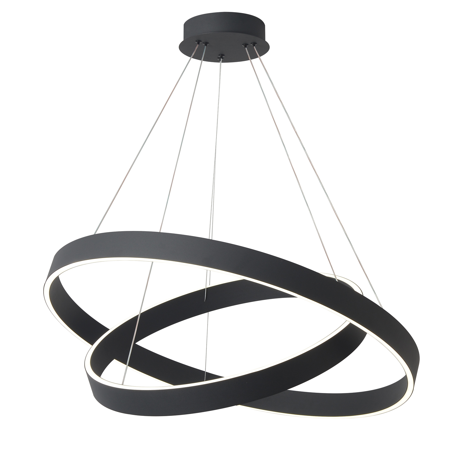 Люстра crystal lux tron sp123w led black