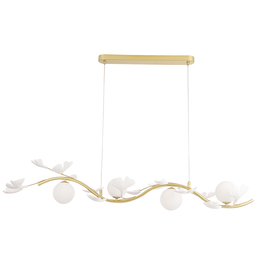 Светильник подвесной crystal lux colibri sp4 gold