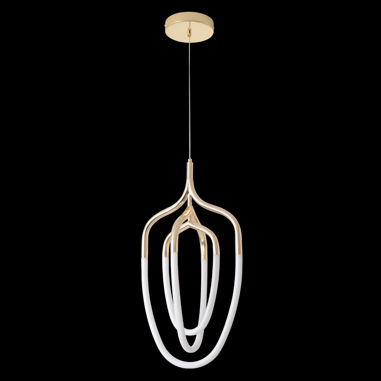 Светильник подвесной crystal lux pera sp50w led gold