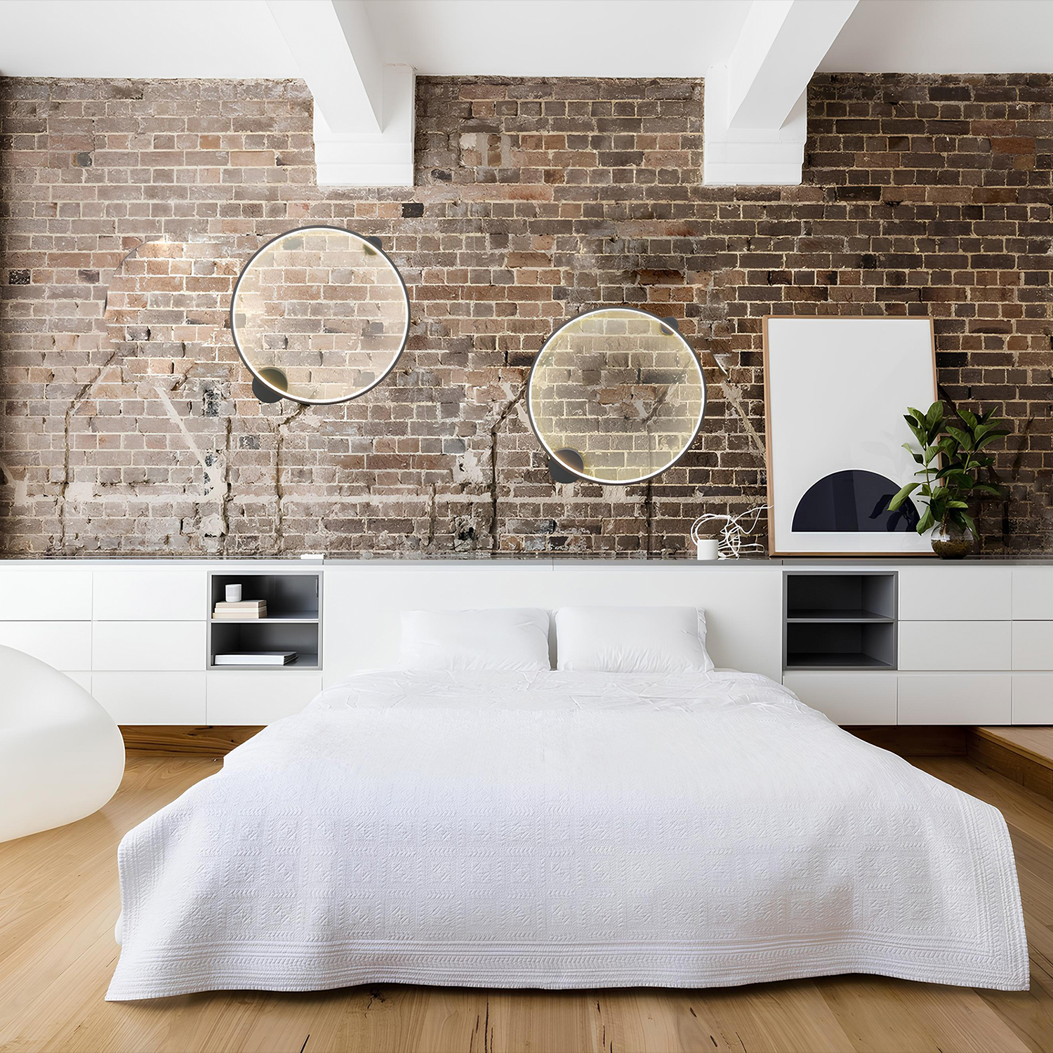 Бра crystal lux real ap35w led black