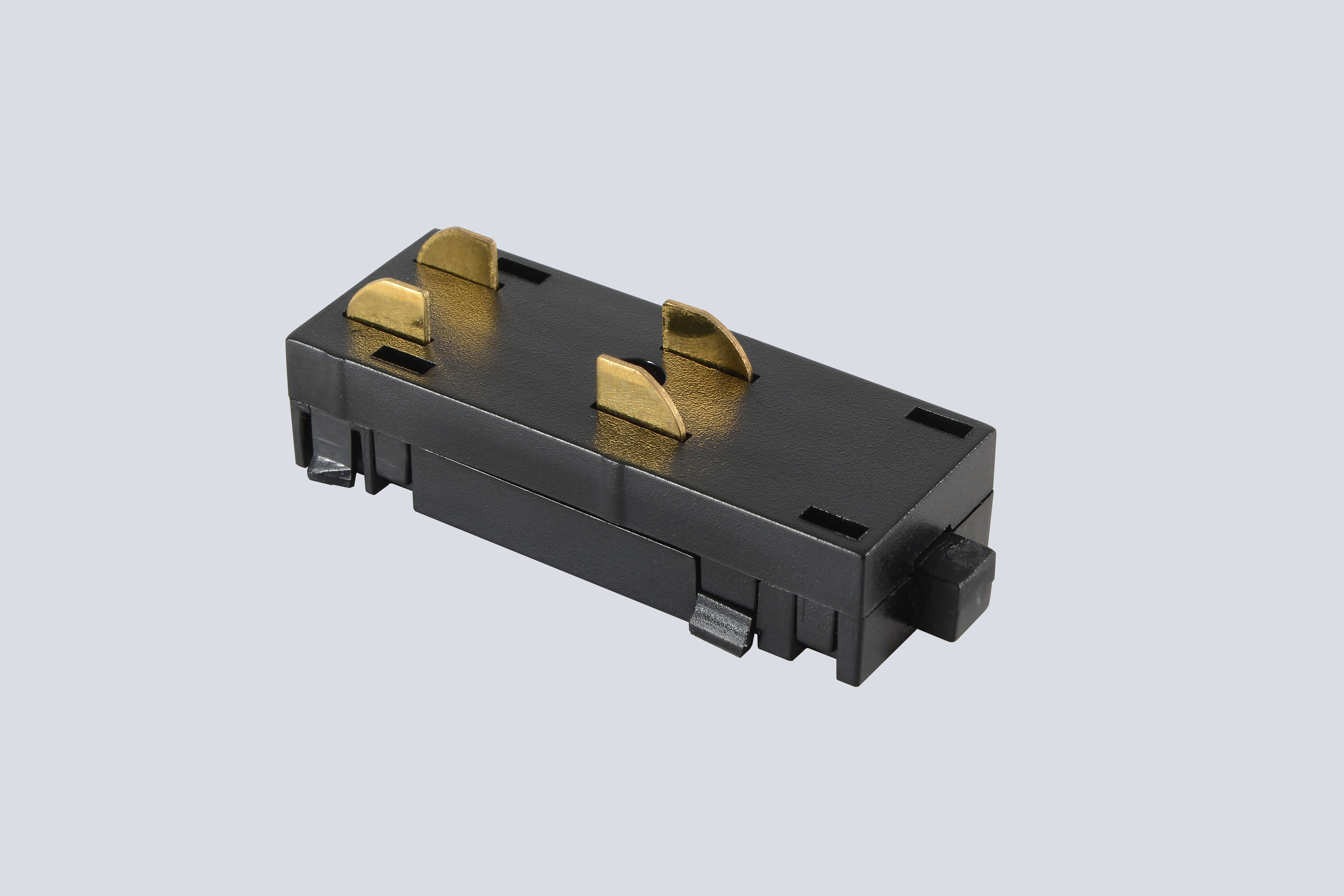 Соединитель питания угловой для шинопровода 220v crystal lux clt 0.205 03 bl