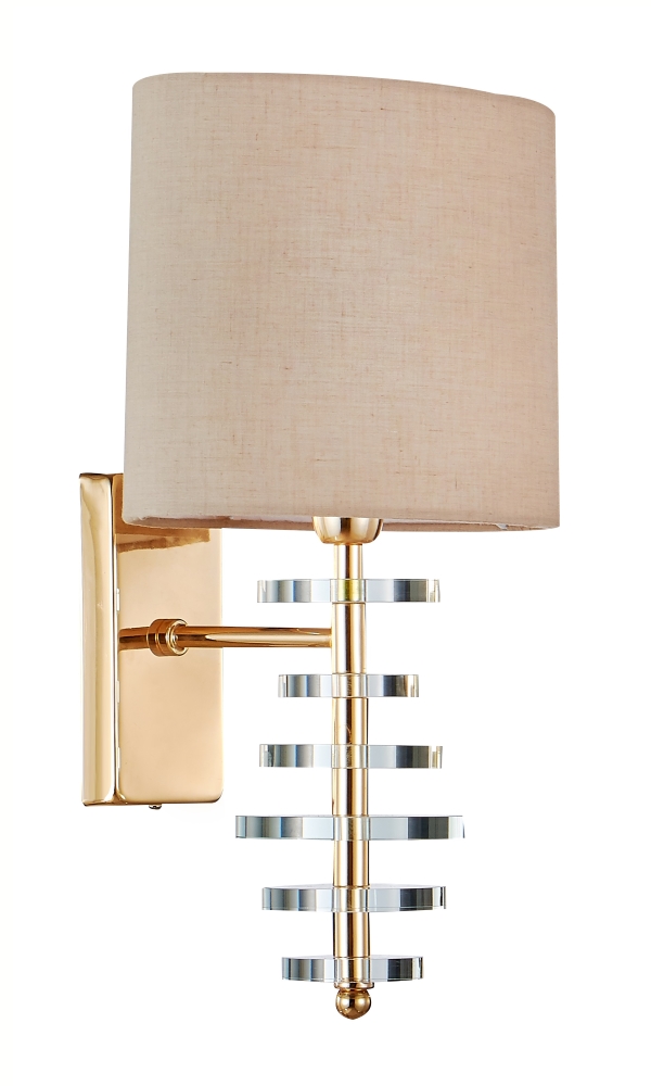 Бра crystal lux armando ap1.2 gold