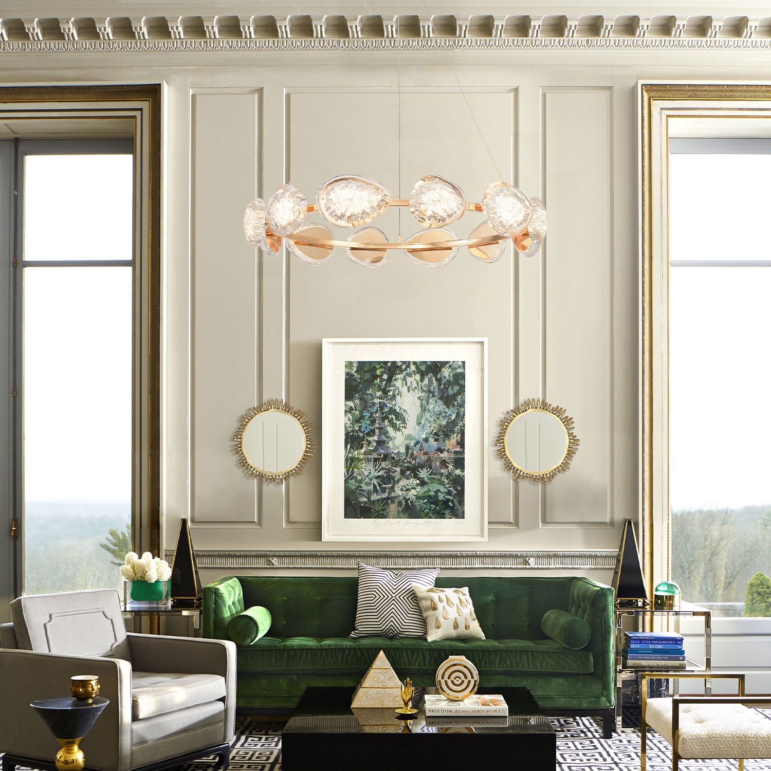 Люстра crystal lux felicidad sp96w led