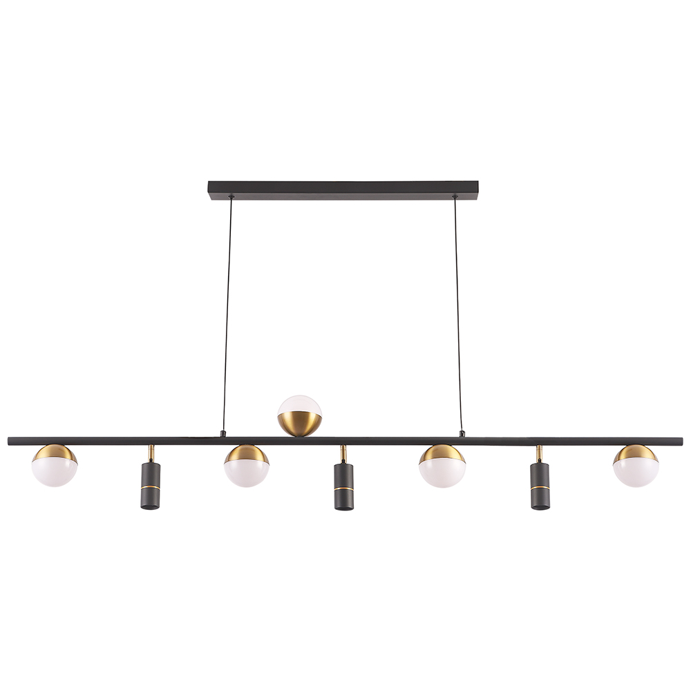 Светильник подвесной crystal lux clt 047c8 l1400 bl-go