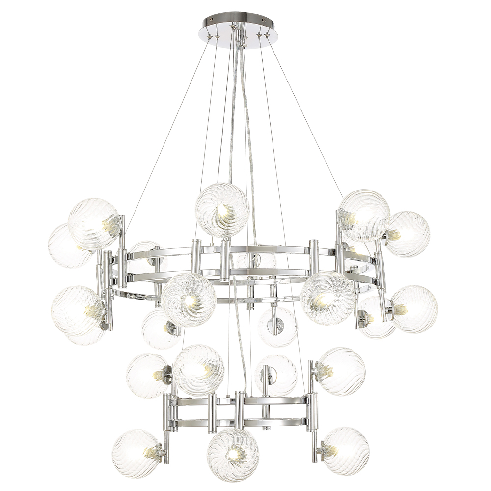 Люстра crystal lux luxury sp16+8 chrome