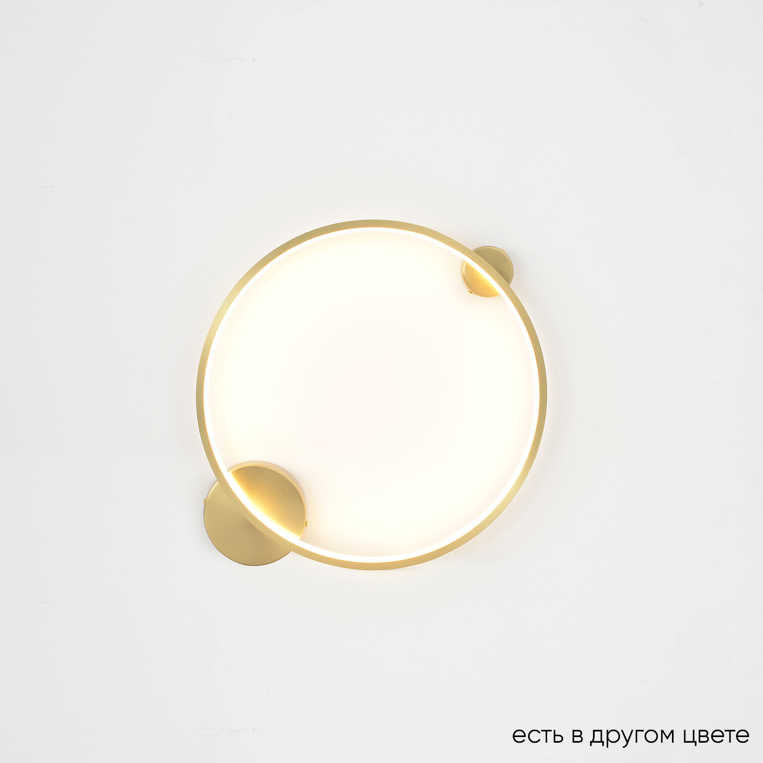 Бра crystal lux real ap18w led brass