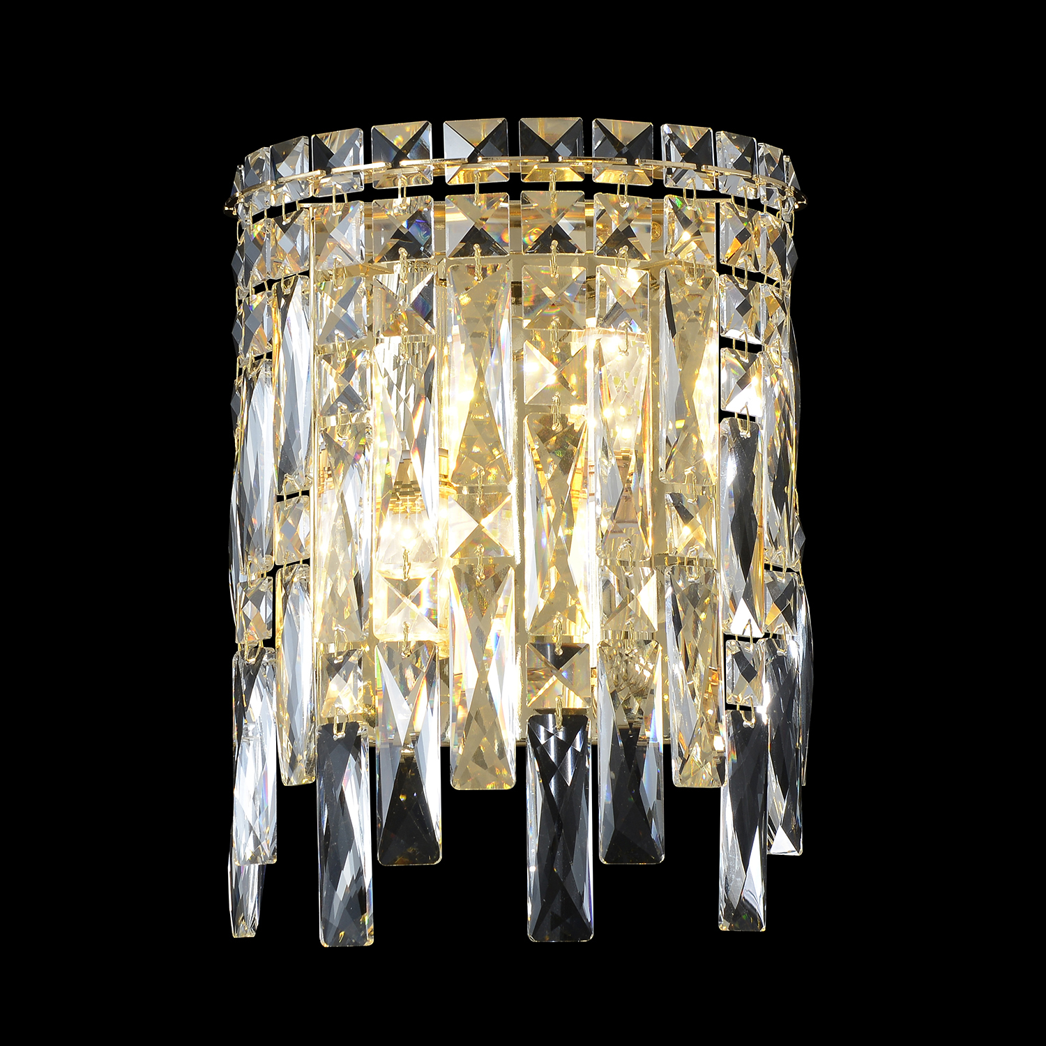 Бра crystal lux abril ap2 gold