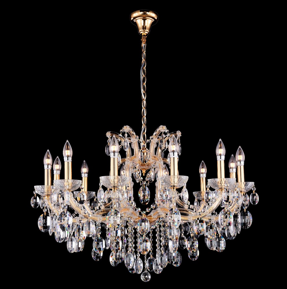 Люстра crystal lux hollywood sp12 gold