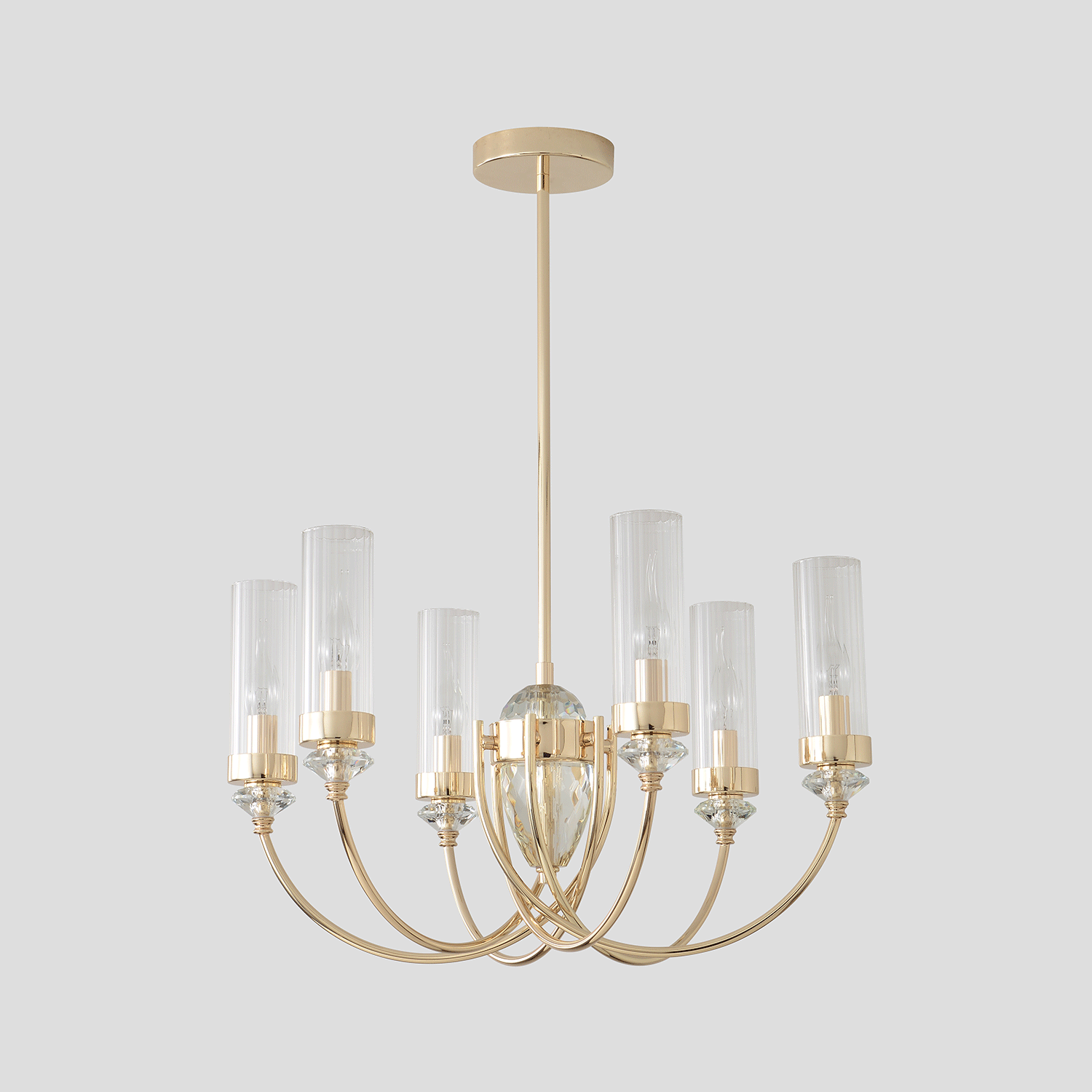 Люстра Crystal Lux SECRET SP6 GOLD