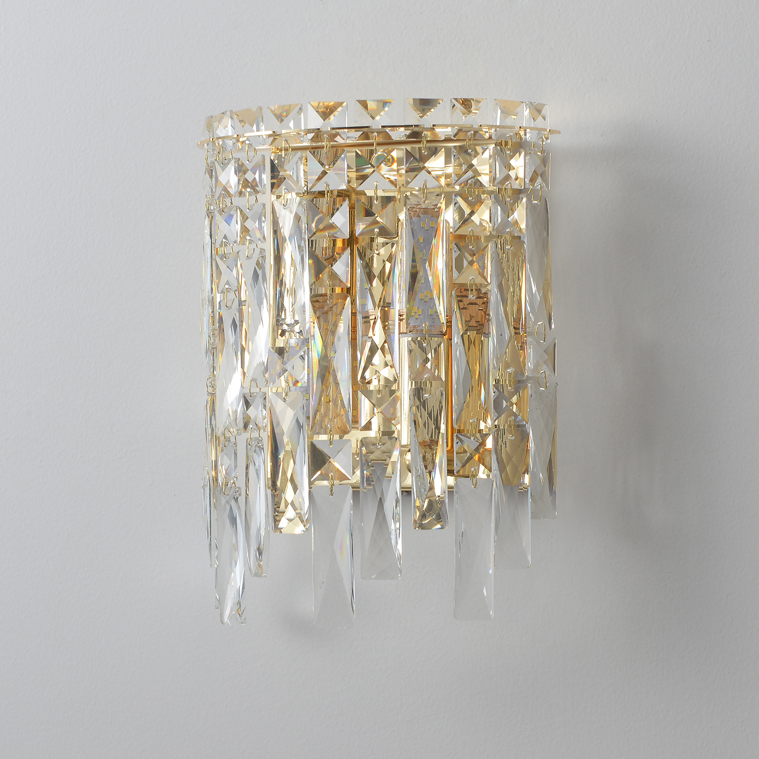 Бра crystal lux abril ap2 gold