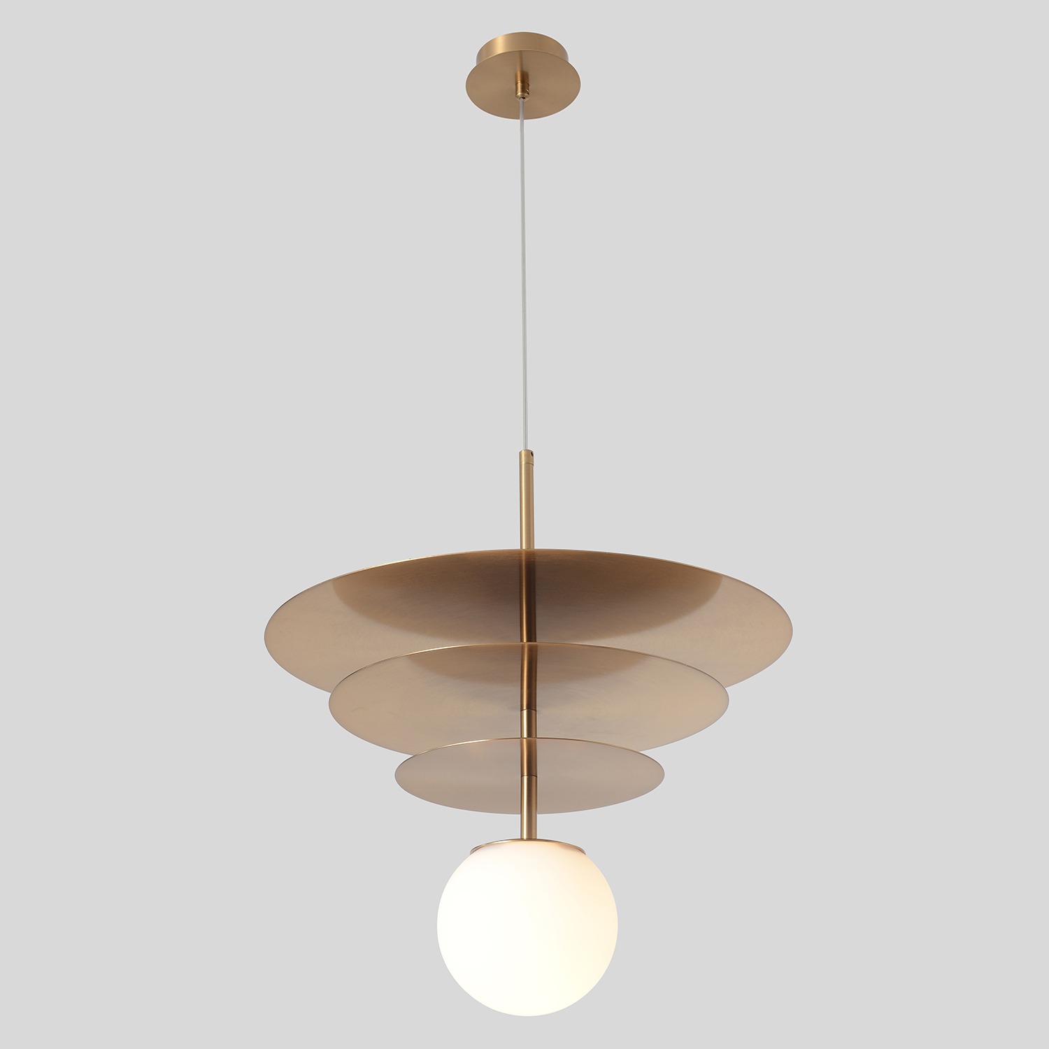 Светильник подвесной crystal lux uva sp1.3 brass