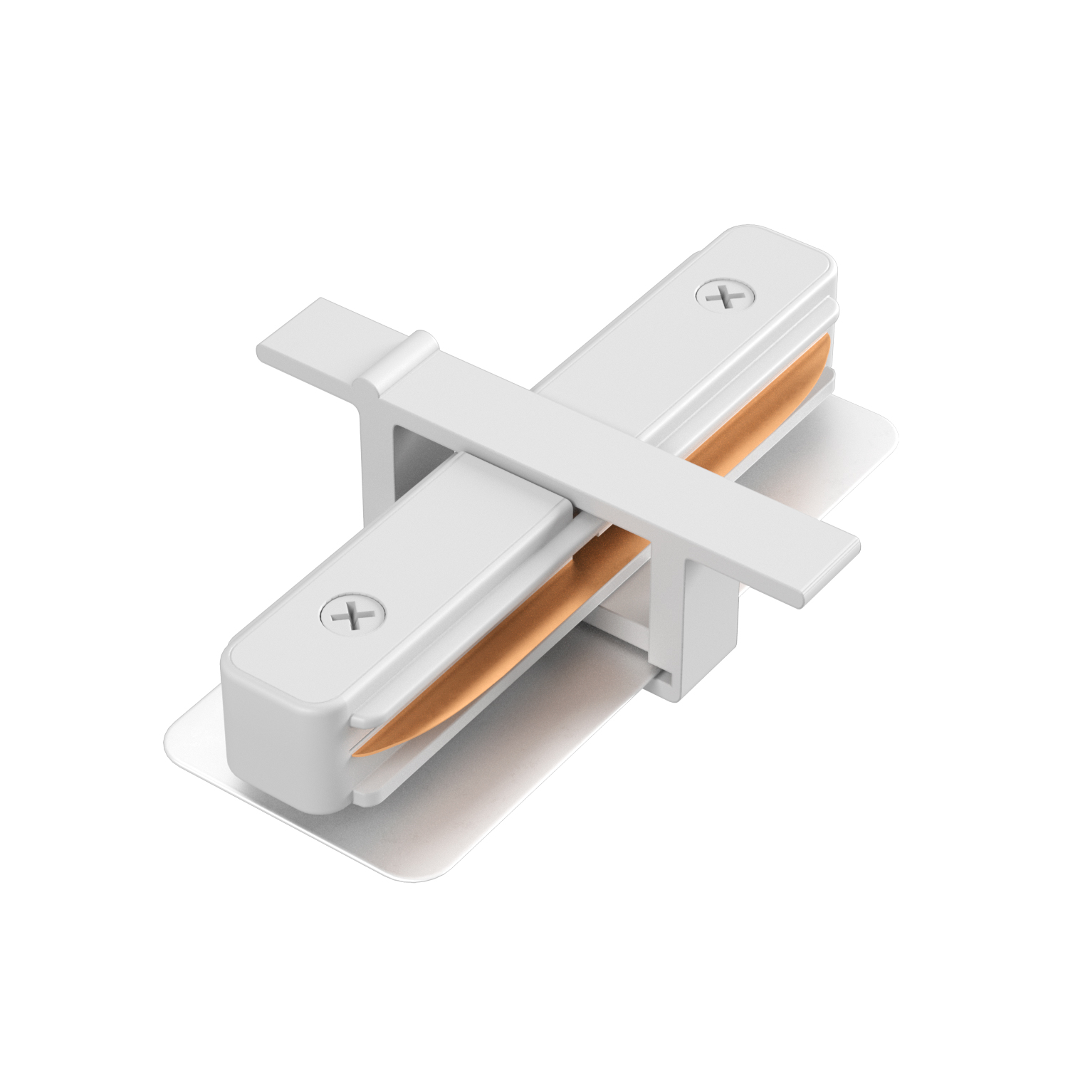 Соединитель линейный (однофазный) для встраиваемого шинопровода crystal lux clt 0.2211 01 wh